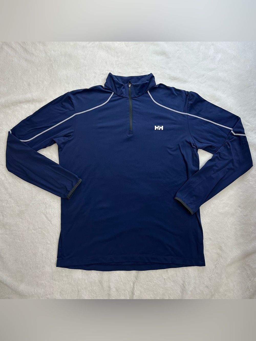 Helly Hansen Men's Phantom Half Zip Pullover Size Large Blue